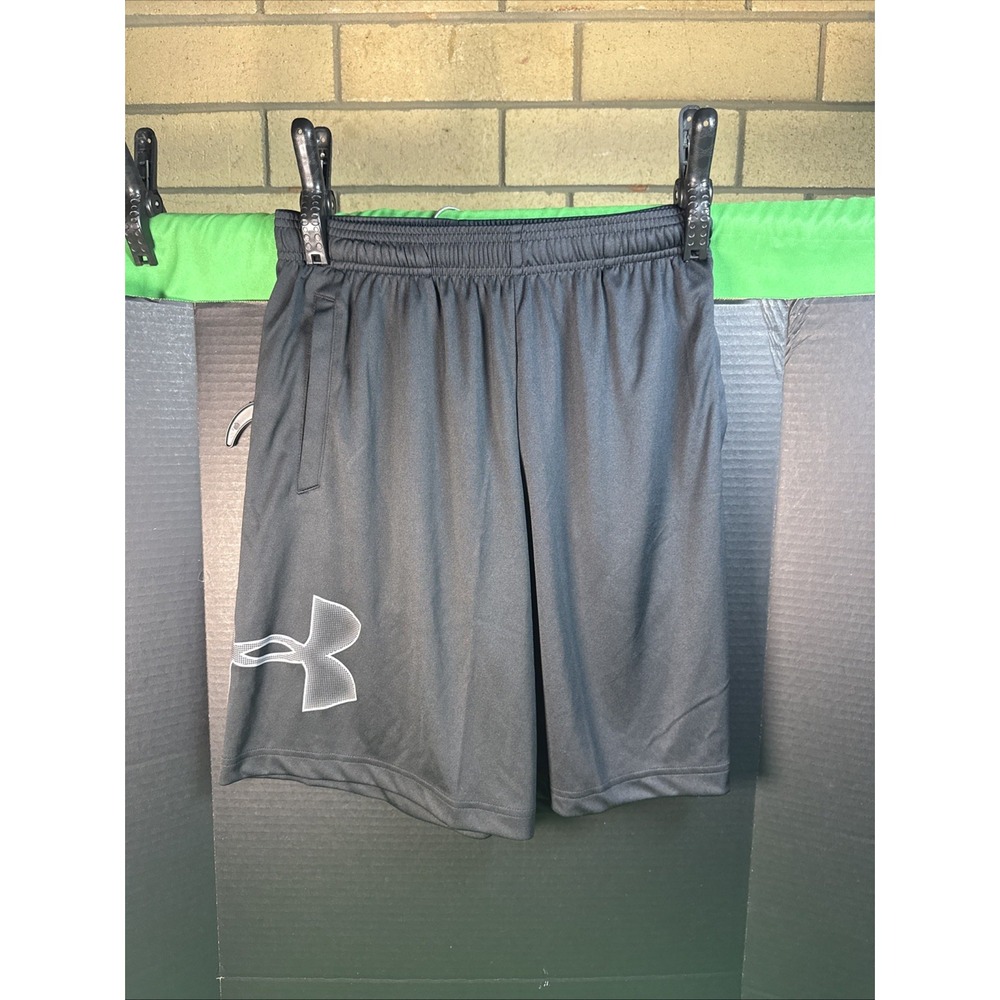 Under Armour Mens Tech Graphic Shorts Black Size XXL 10 Inch Inseam NWT